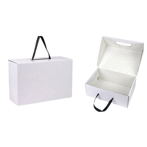 Paper box with handle